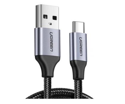 Kabel UGREEN US288 Kabel USB do USB-C QC3.0 0,25m z aluminiową wtyczką 6957303861248